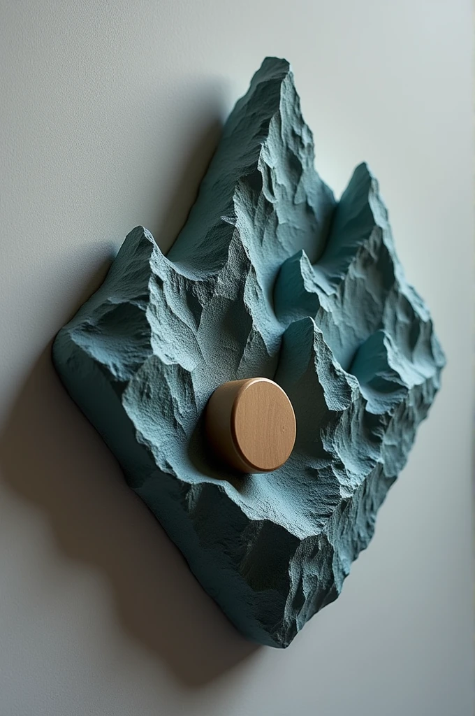 Create a magnetic key holder in which you add a magnetic or mountain texture