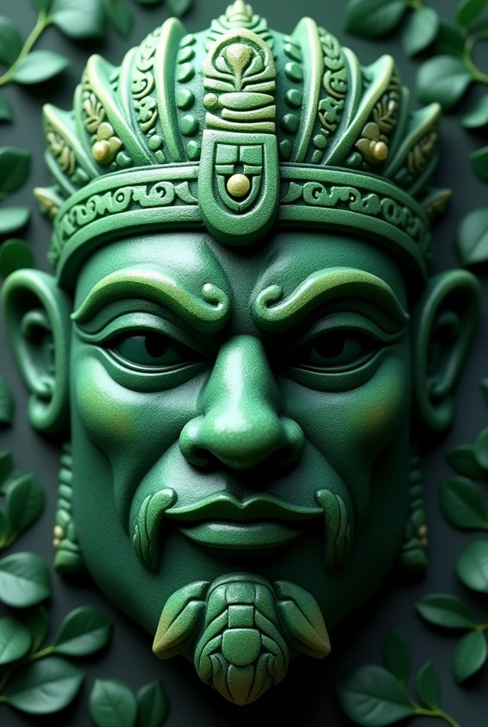 jade mayan mask emoji that is an emoji that is an emoji and that is animated