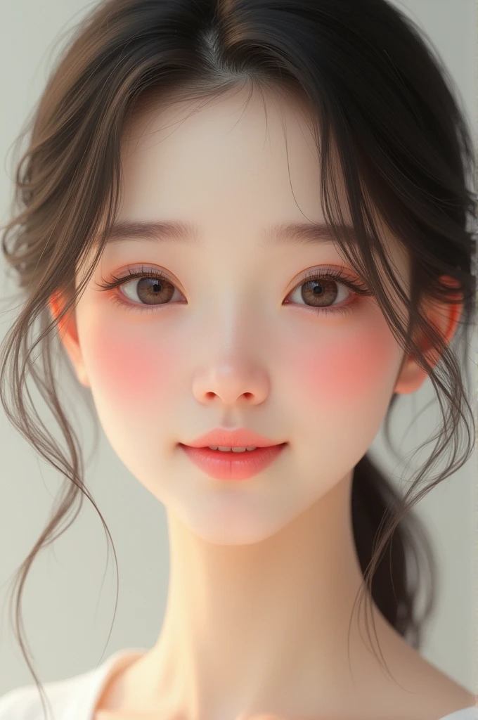 A feminine face is hairless, fine, without angular contours. It gives off an expression of gentleness with a bright and open look, and eyebrows in good position. The smile is enveloping, with full and sensual lips, well-plumped. Any down, common during menopause, harms this femininity.