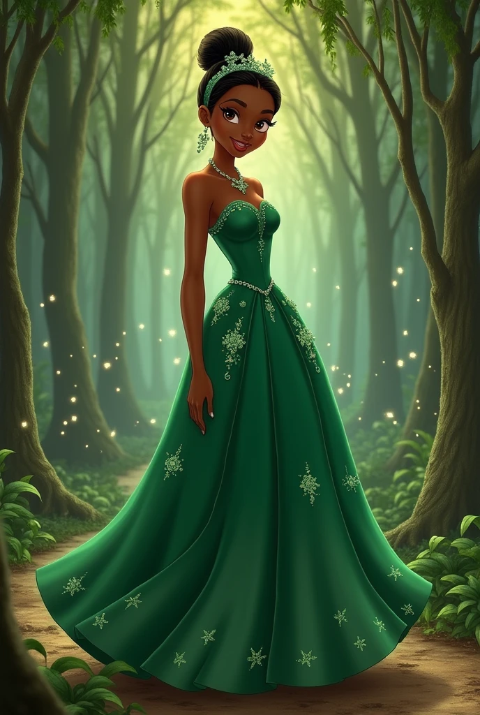 Tiana dress from the princess and the frog 