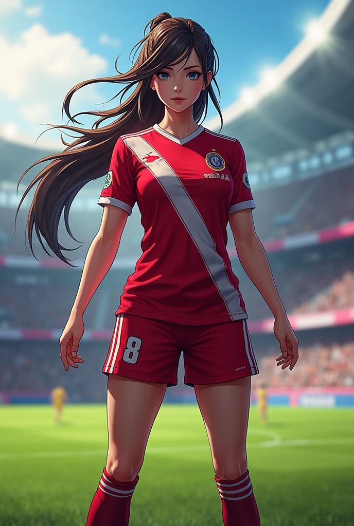 Mai Shiranui with the Sao Paulo uniform