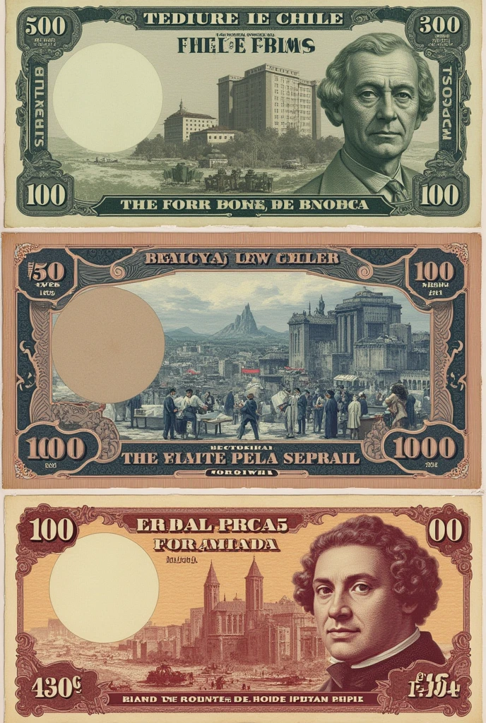 Evolution of the Chilean currency