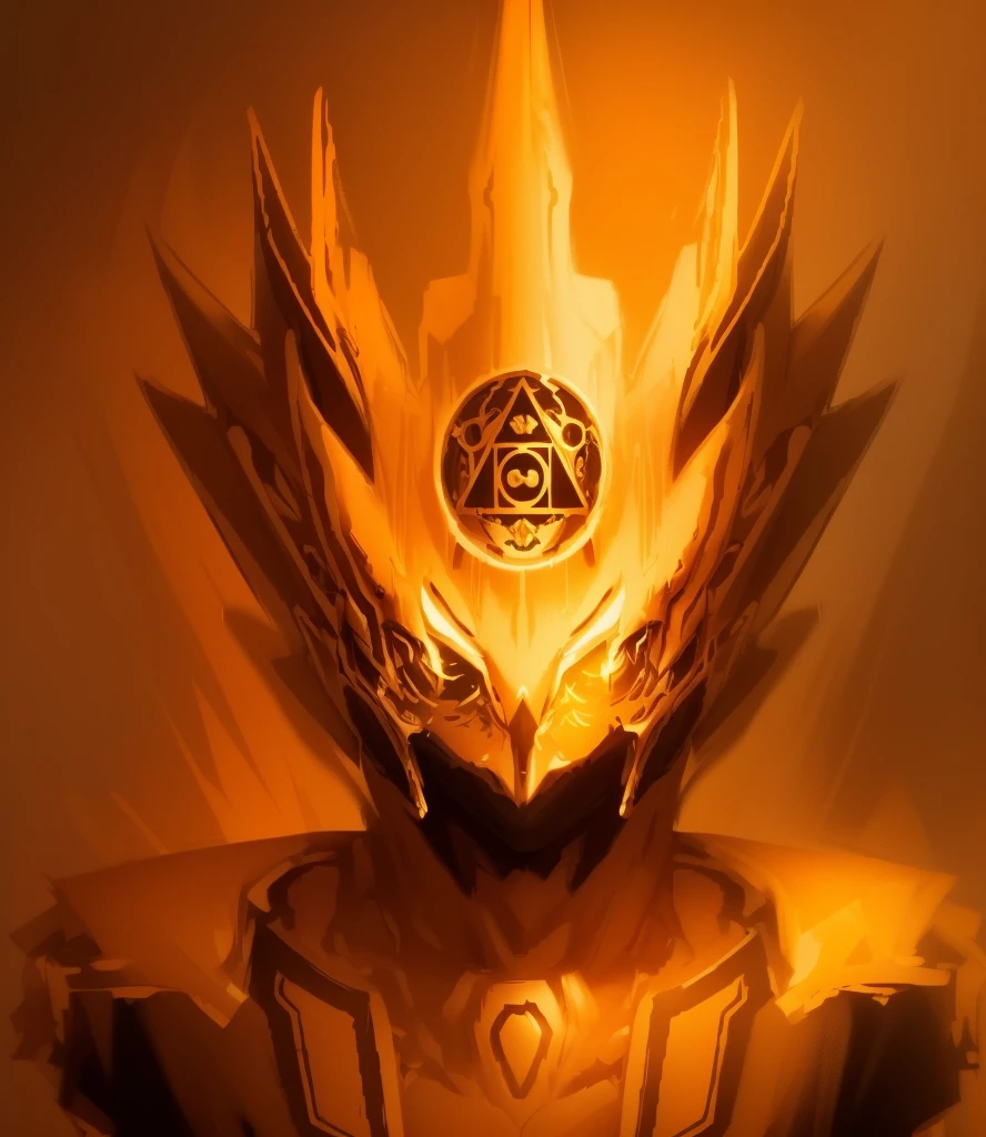 Keep the image intact mode,Make no changes, Orange as main color. Change the color to an orange and gold combination,No other impurities, Keep the orange and gold combination, 并Keep the image intact mode