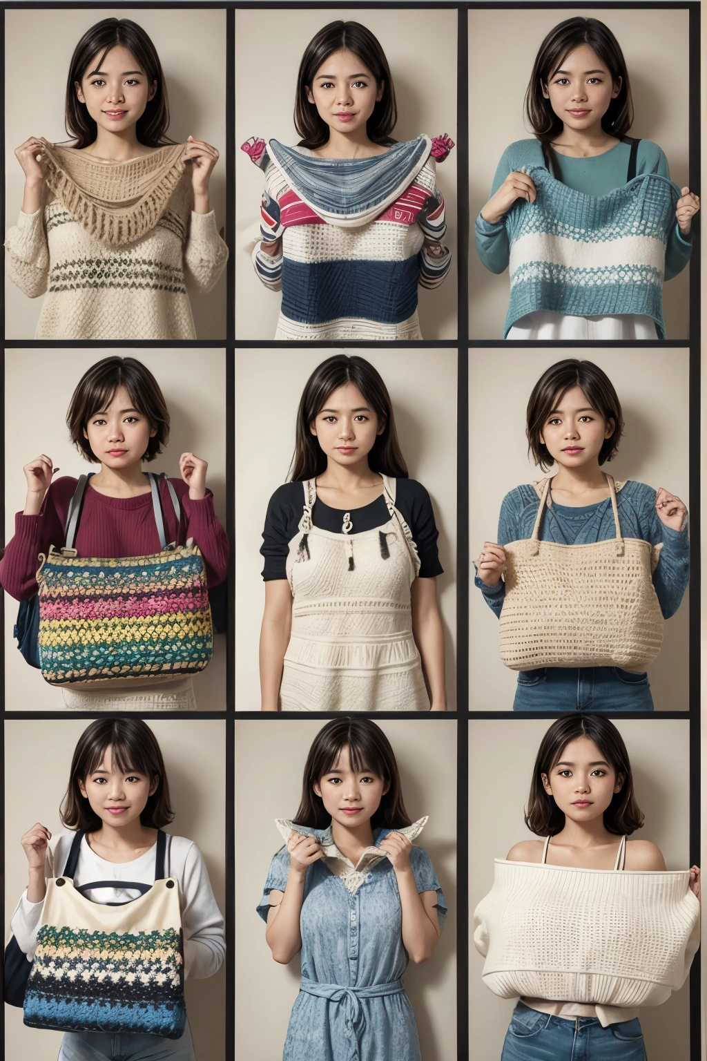 wayu crochet bag chart