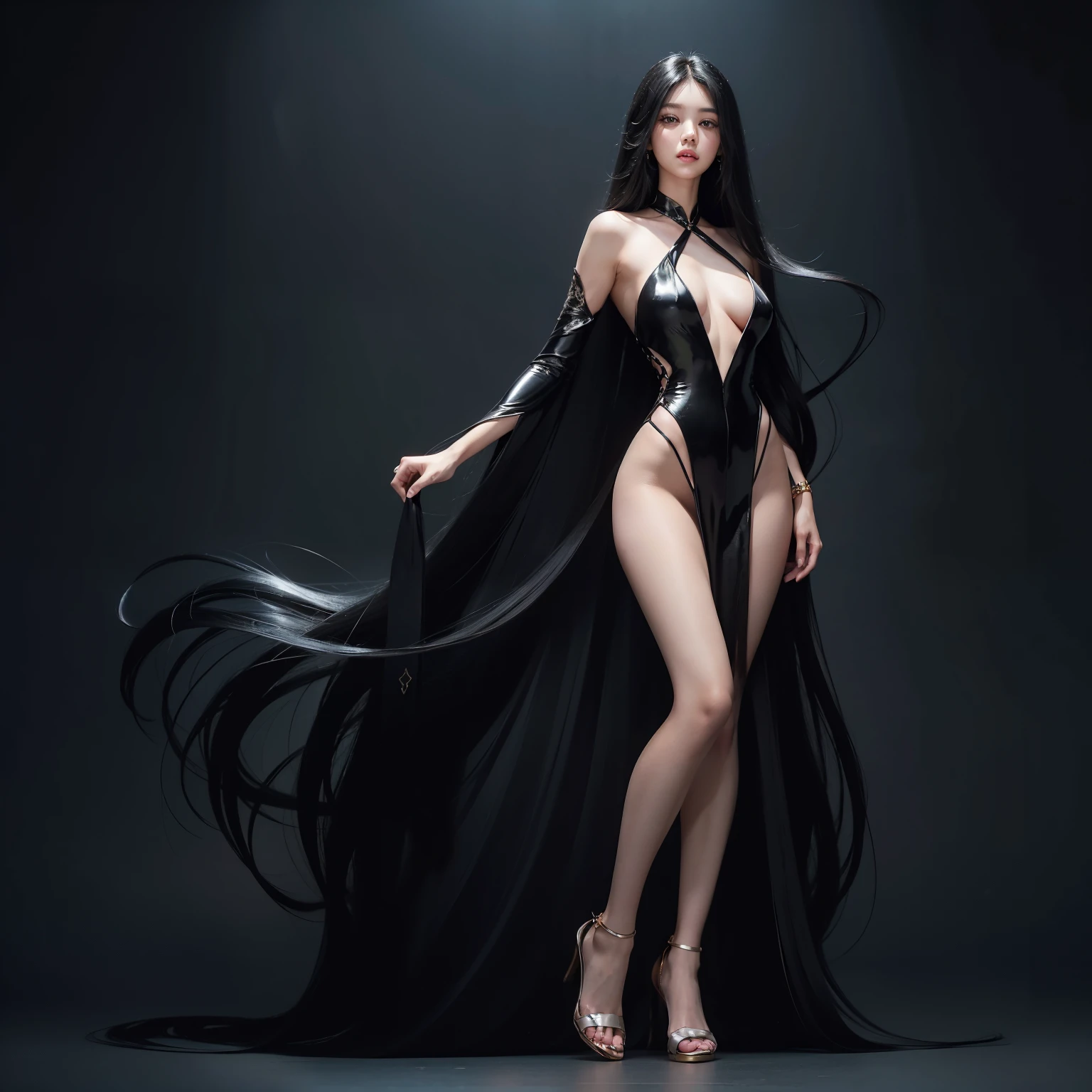 (Best image quality、highest quality、Highest Resolution、Ultra-realistic photos、Full body photo、）1 girl、Amazingly long black hair is super beautiful、Hair length約5Meters、naked、Straight black hair、Very beautiful face、Beautifully groomed black hair、Very large amounts of hair、Super long black hair that accentuates her feminine and sexy look、Slim figure、Shiny, Beautiful Hair、Bright lighting、Professional Lighting、World Super Long Hair Contest Winner、Full body photo、Head to toe photos、Taken from about 4 meters away、ultra-realistic、The longest black hair in the world、Hair longer than Rapunzel、She has very long black hair that covers her entire body...、Hair that is shampooed every day is so beautiful、I&#39;s hair isバラの香りがして、My very long black hair makes me look sexy.、My charm is my long black hair、Long black hair is a symbol of beauty、I&#39;I am proud of my long black hair、This long hair length and volume is admired around the world.、Her very long black hair is fanned out、Smooth black hair that flows from shoulders to floor、I have a lot of hair、Cover the entire bed with hair、Hide your hands with your long hair、Hide your fingers with your long hair、A storm of black hair about to overflow from the screen、,Full body photo,超Super long hair、naked、the most Beautiful Hair in the world、Lie on your back in bed、Long hair covering her vagina、White underwear or naked、Cover the whole body with straight hair、Very beautiful face、beautifully styled black hair、Very large amounts of hair、Super long hair that accentuates femininity&#39;sexly、Slim figure、Beautiful and shiny hair、Bright lighting、Professional Lighting、Full body photo、Black hair contest winner、the place is a bedroom、My hair is reaching the floor and dragging、Full of black hair、She is leaning on the bed, Show off your long hair.、The bed is full of hair、Long black hair covers the whole body、Super long hair、Best image quality、highest quality、Highest Resolution、Ultra-realistic photos、Full body photo、1 girl、Very beautiful face、超Super long hair、Hair length（approximately）.５Meters、Straight