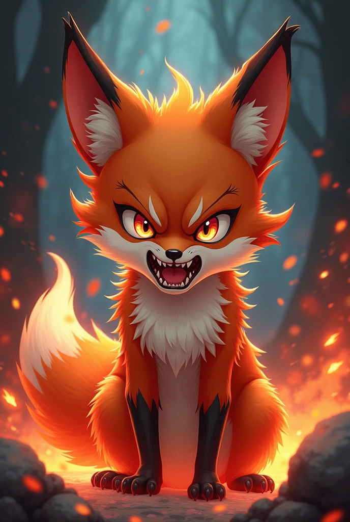 Angry Anime Fox Child

