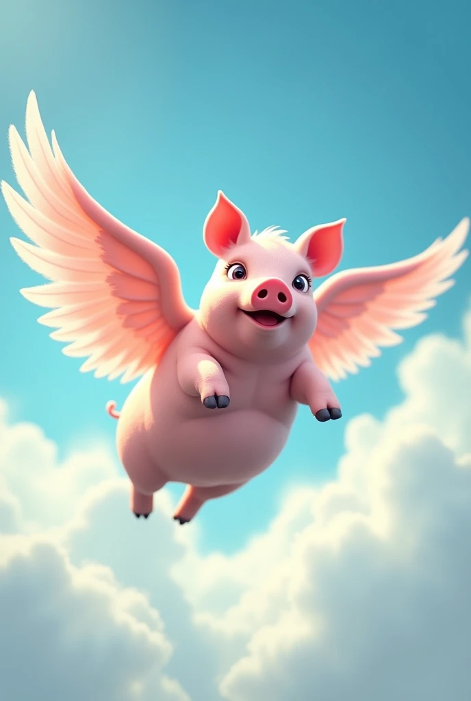 
A flying pig