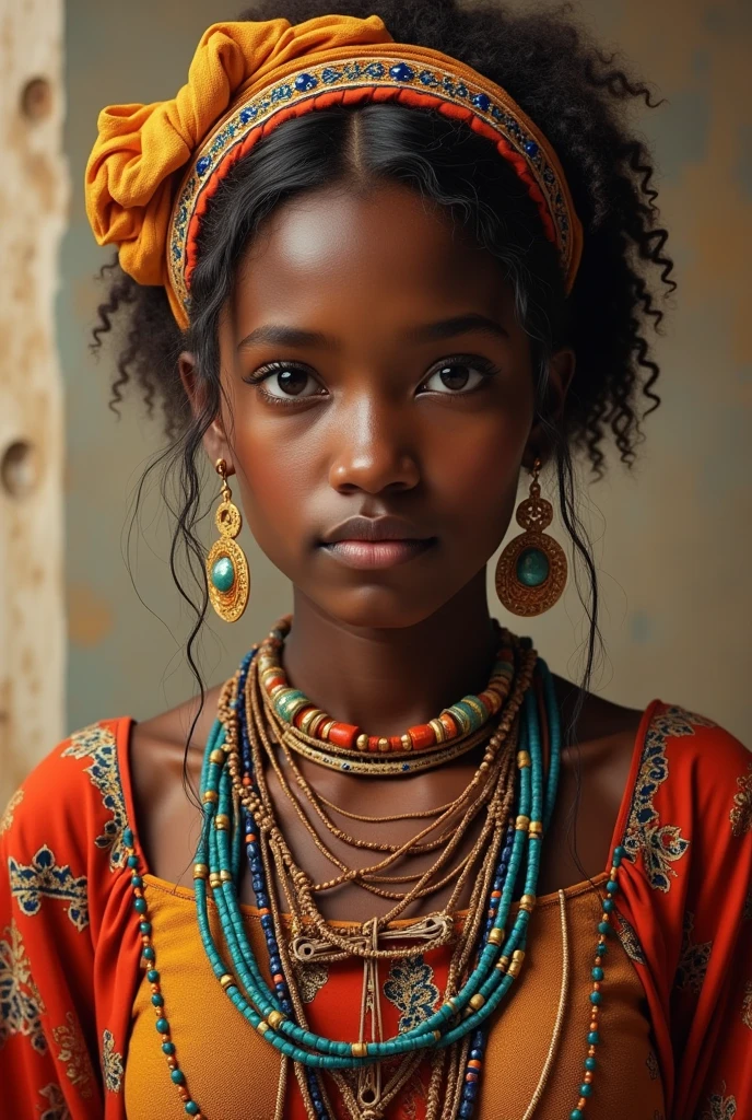 Bru girl with traditional attire