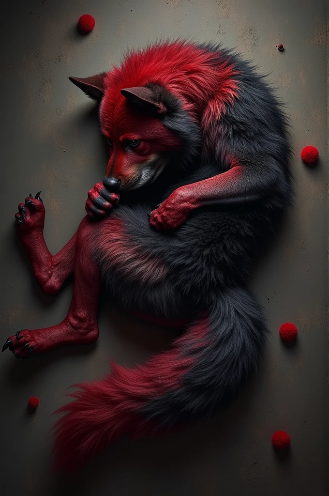 solo, wolf, (feral), female, paws, pawpads, looking at viewer, anatomically correct, anatomically correct anus, (anatomically correct pussy), (canine pussy), animal pussy, in heat, y anus, glistening genitalia, 6 nipples, multi nipple, (panties, panties on feral, ((panties aside))), ((symmetrical)), detailed background, masterpiece, best quality, by hioshiru, snowskau, foxovh, by Enki Bilal, Michael & Inessa Garmash, Ruan Jia, Pino Daeni,