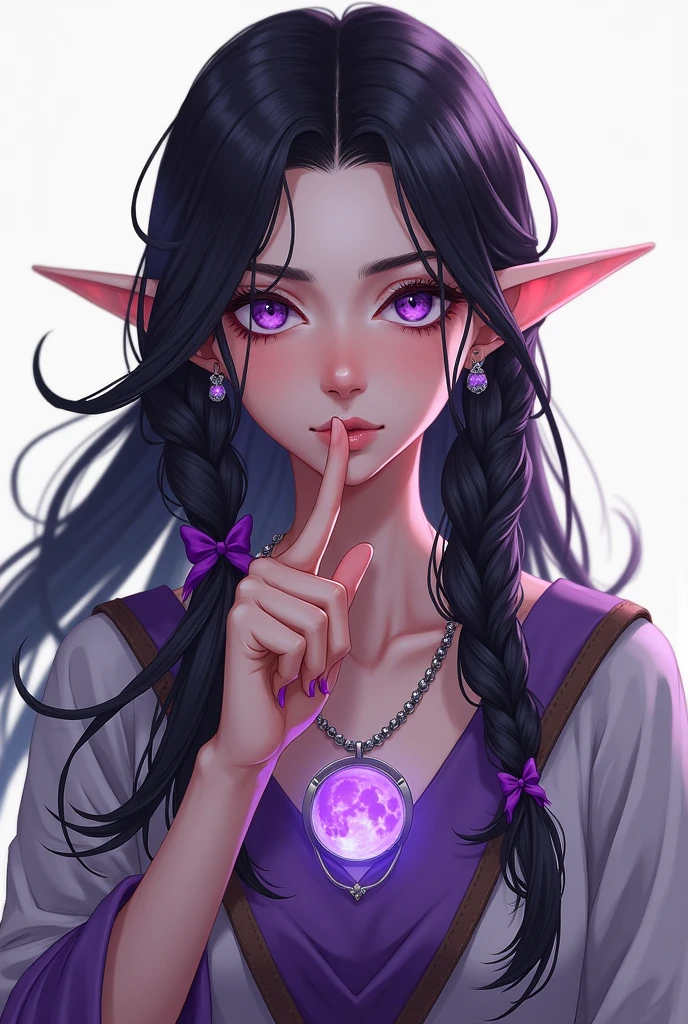 score_9,score_8_up,score_7_up,score_6_up,score_5_up,score_4_up moon, finger to mouth, marceline from adventure time, <lora:OldAnimeStyle_XL_v3:0.8> Vintage, 1990s \(style\)