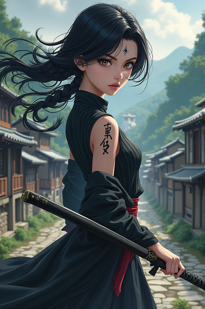 Female character from demon slayer