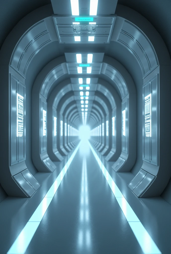 Safe route with realistic and technological letters