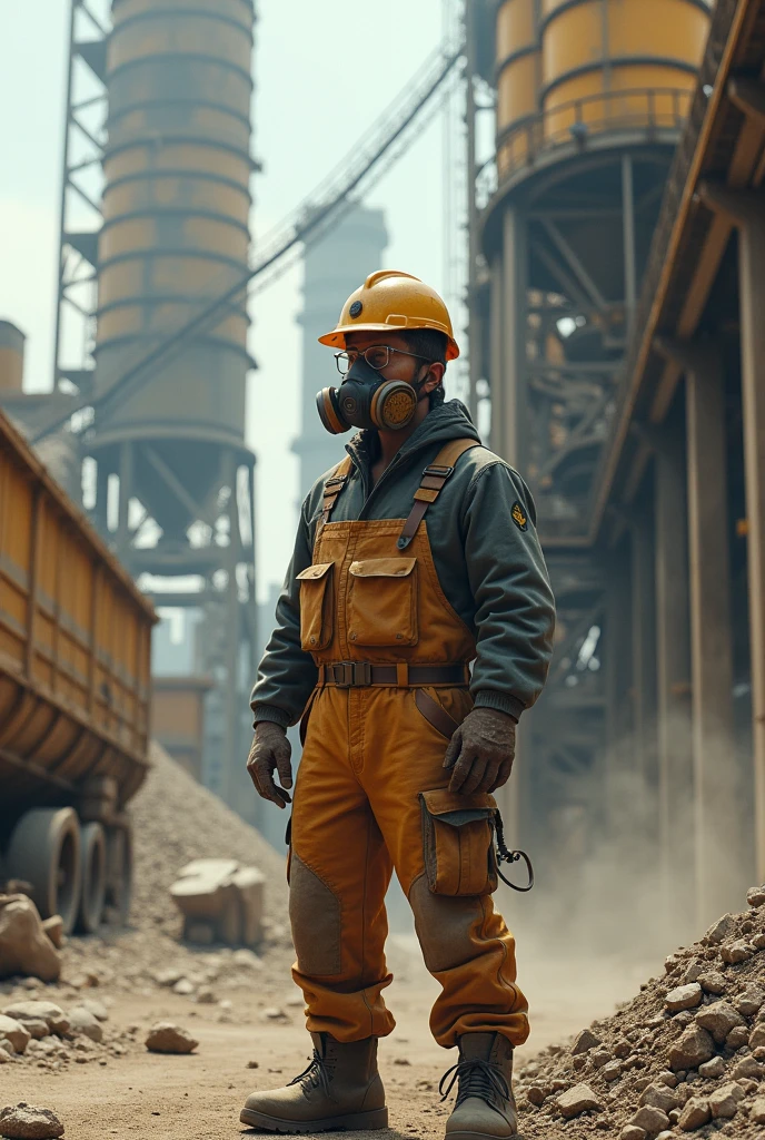 Company worker cement plant