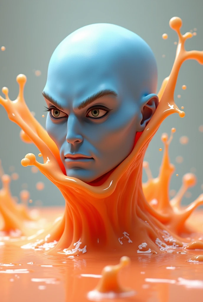 Megamind turning into peach juice