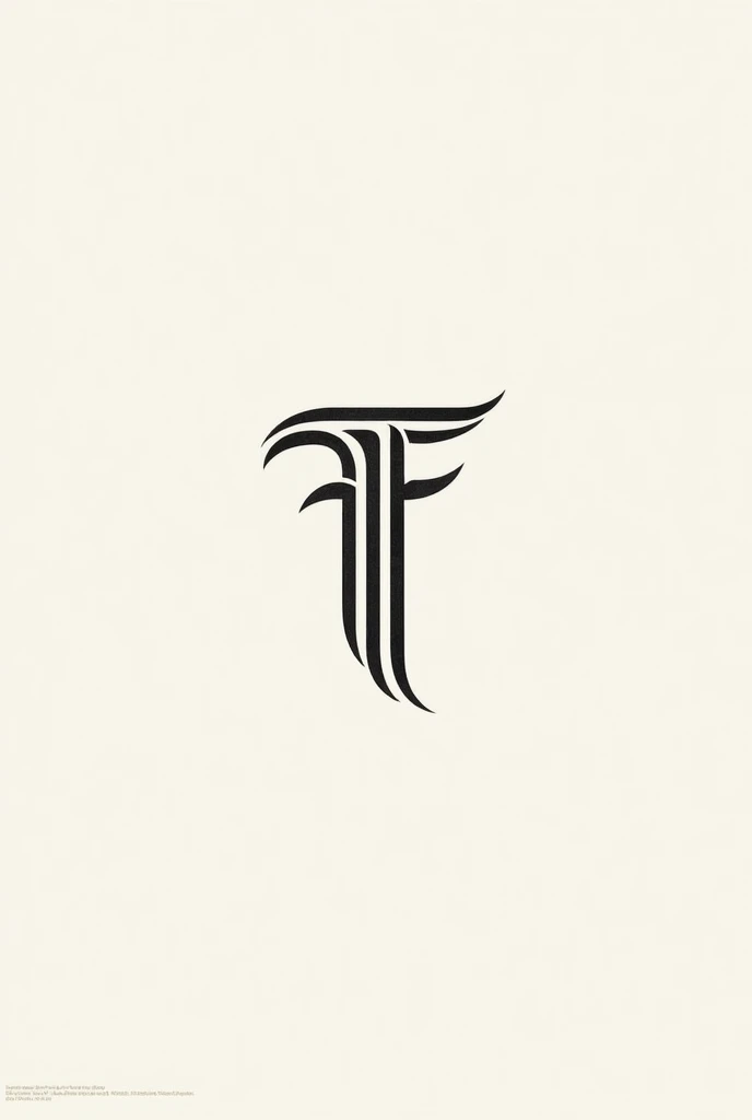 Give me an idea for a logo that elegantly represents the name with letters "triple thread"
