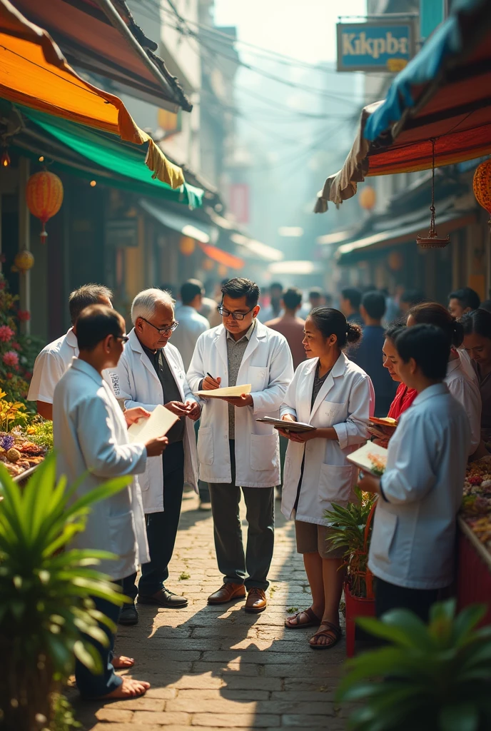 On the streets of Indonesia, scientists are looking for information about a plant with citizens