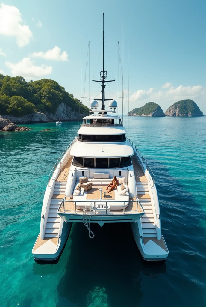 Millionaire private yacht