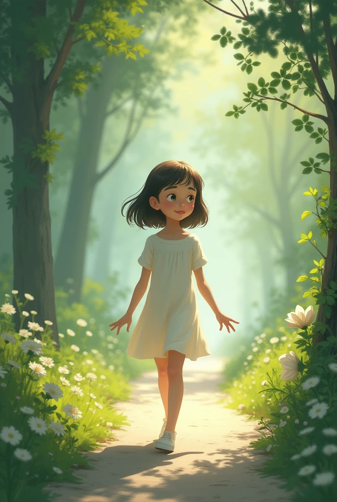 girl walking