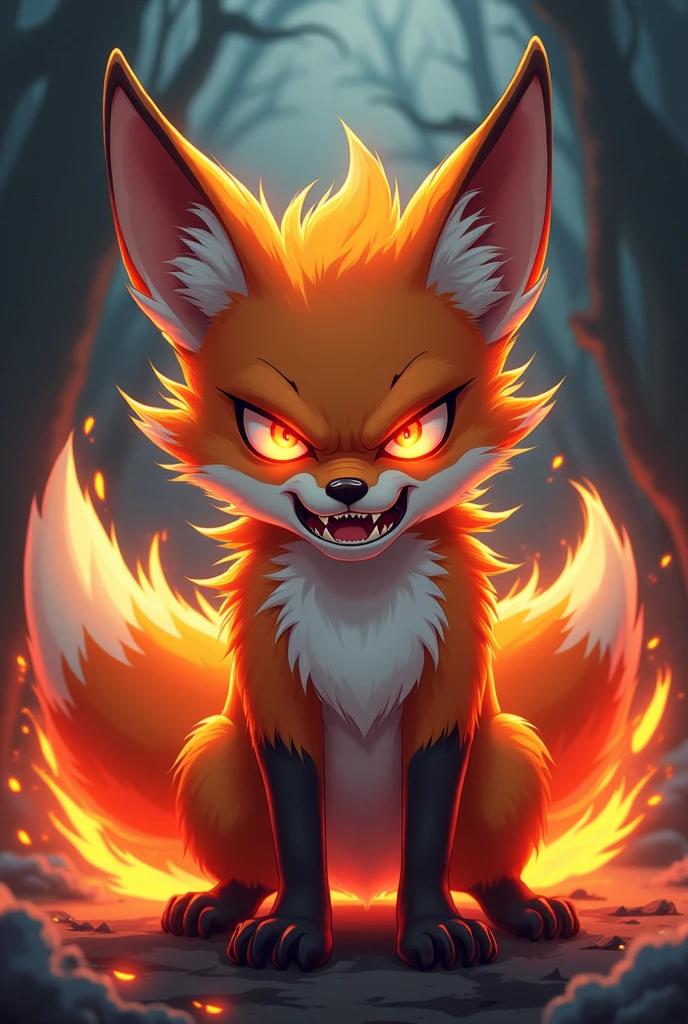 Angry Anime Fox Child