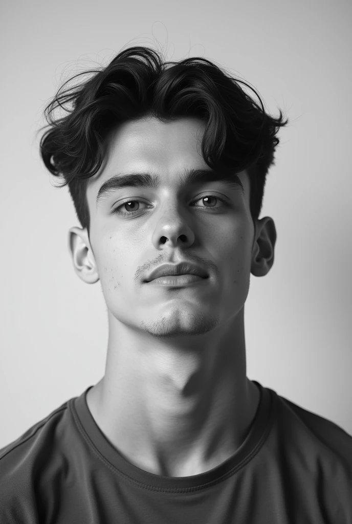 Momen Paulo Ricardo black and white younger young natural more normal 