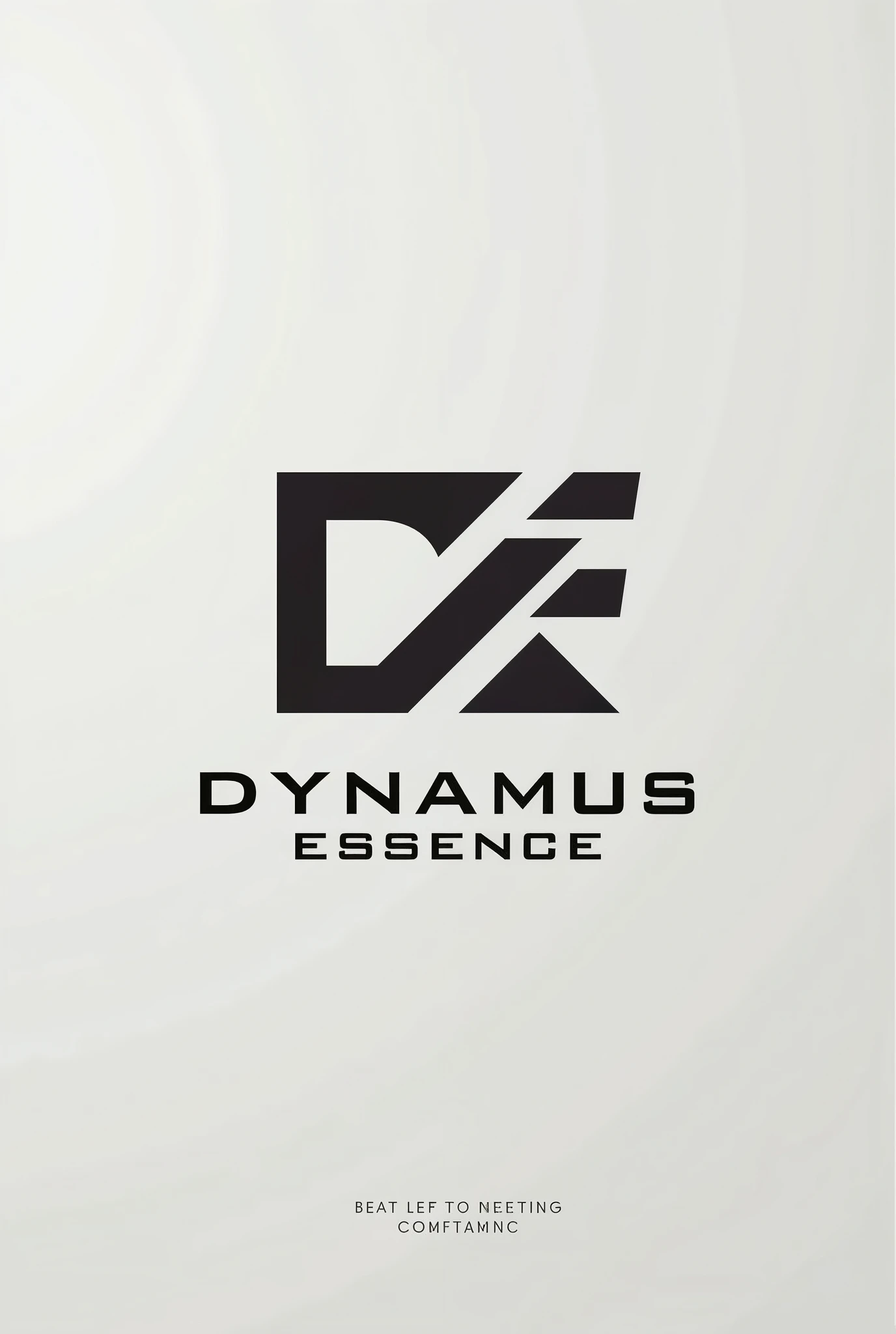 a modern and minimalist logo design for a men's clothing brand Dynamus Essence, a sleek and stylish logo with geometric shapes, clean lines, and a sophisticated color palette, a high-quality, conceptual, and visually impactful logo design
