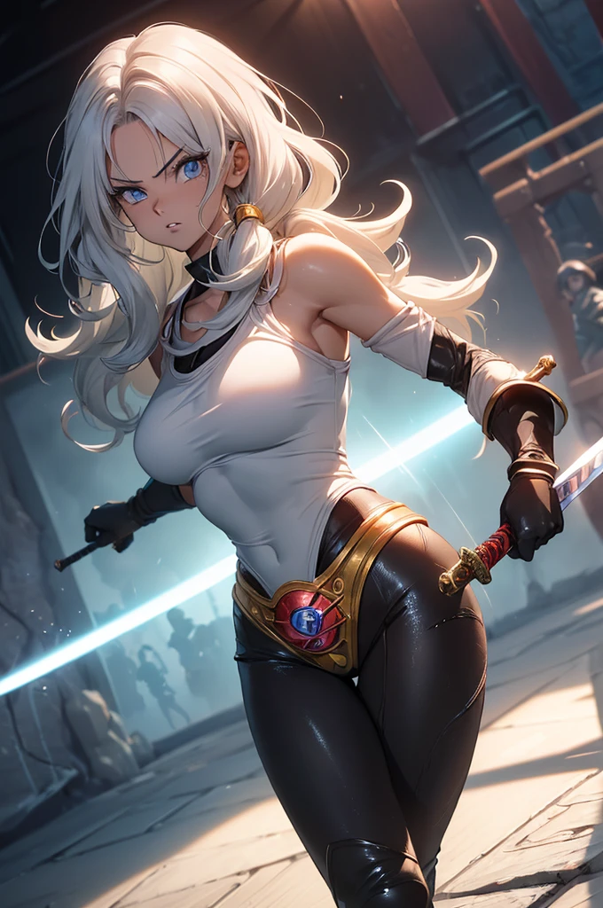 starwars girl, ripped clothes, sexy, perky breasts, wet --auto --s2