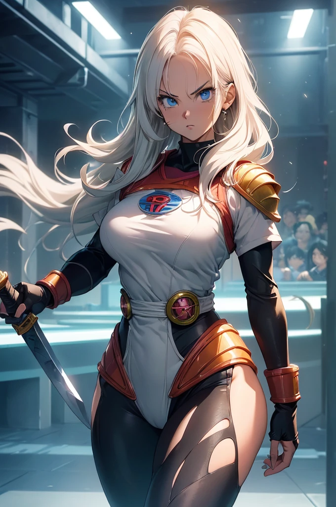 (Highest quality,4K,High resolution,masterpiece:1.2), (Ultra-detailed), (Slender beauty)(Age 27)(Holding a sword:1.3) (Dynamic Art), (looking at the camera) (Dragon Ball Z setting), (The whole body is visible)(Vision:1.8), (Realist,photoRealist,photo-Realist:1.37), (High resolution,High resolution), (Portraiture), (Vibrant colors), (Long legs), (A noticeably elongated face), (Wide range) (Hermosos Fine grain), (Beautifully detailed lips), (Highly detailed eyes and face), , Bright eyes Dynamic angles and postures, Sweatびっしょり, Sweat, (Long eyelashes), (Sharp focus), (Physically Based Rendering), (8 heads,Beautiful female warrior), (Mature Woman) (Leg spread), (intense), (expression of intense desire), (Motion Blur), (elegant), (Slim figure), (Inspired by anime), (Bright light), (Cinema Lighting), (Contrasting colors), (Mysterious atmosphere), (Action-packed scenes), (Unique Look), (impressive), (), (Exciting), (Expressive), (Interesting atmosphere), (monster:1.4) ((Highest quality)),((Very detailed)),masterpiece,Absurd,Detailed face,Beautiful Face,(Fine grain, Deep Eyes),((Dynamic pose)), (((Long white hair,Adult beauty,Inspired by Akira Toriyama))),Iron Bikini Armor,grassland,monsterと戦闘中Distant view Vision
Wide shot 広角
Long shot