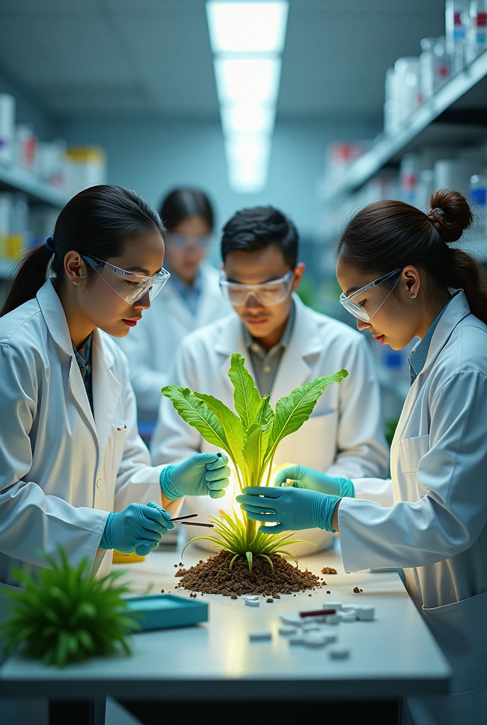 Now scientists take the plant