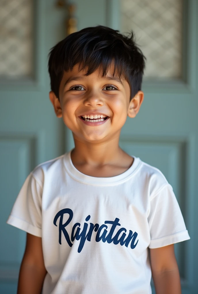 One  boy photo t shirt me rajratan name 
