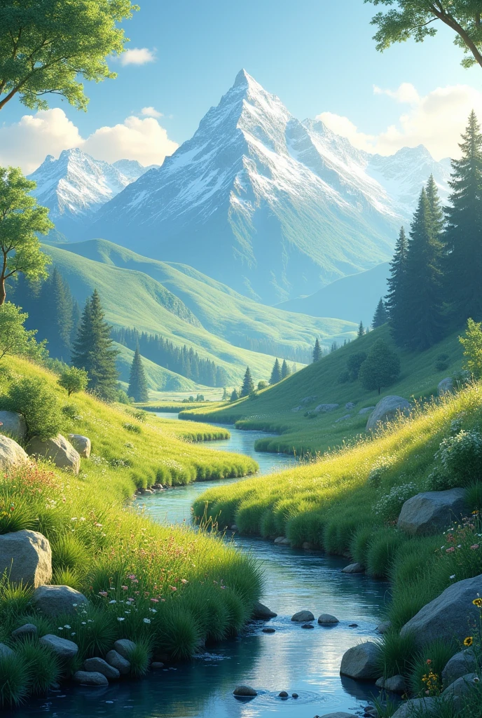 I want you to make a landscape