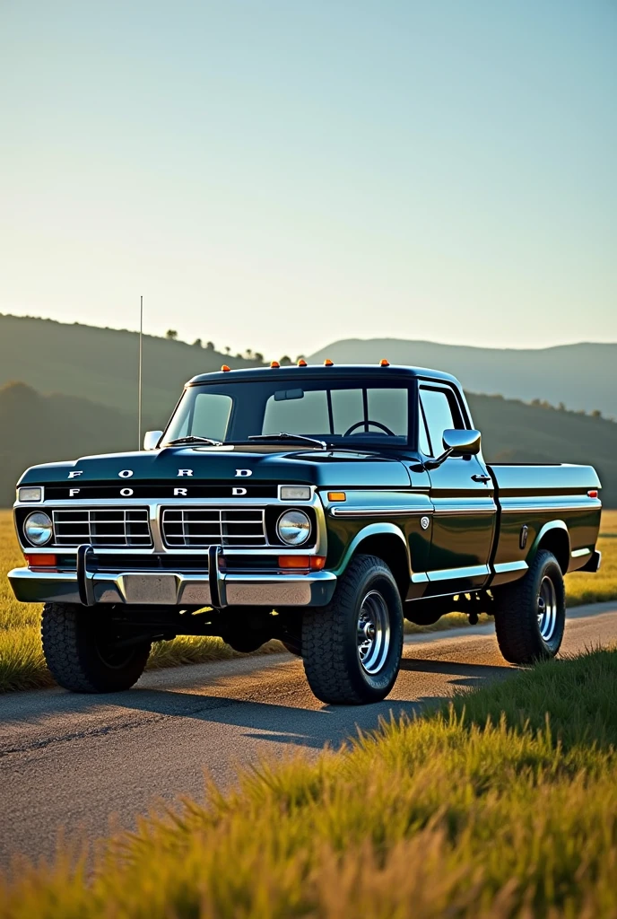 Picture of a classic Ford 150 
