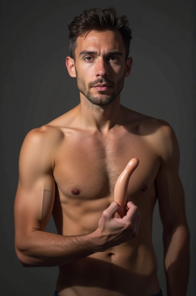 A man showing his penis