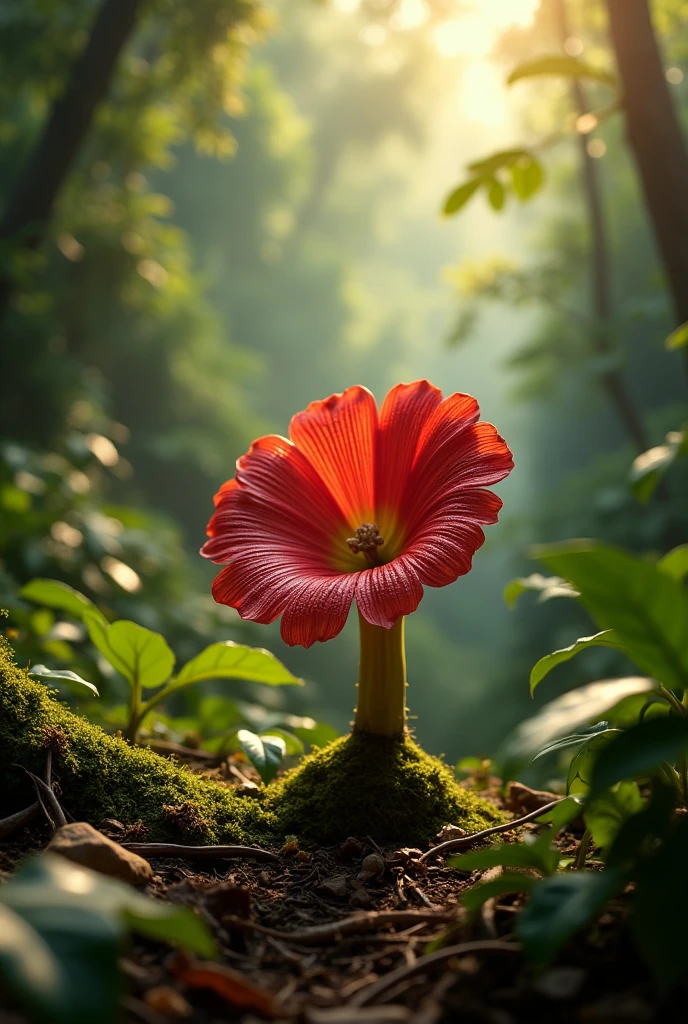 make the rafflesia arnoldi plant smaller when scientists find it and the photo should be horizontal
