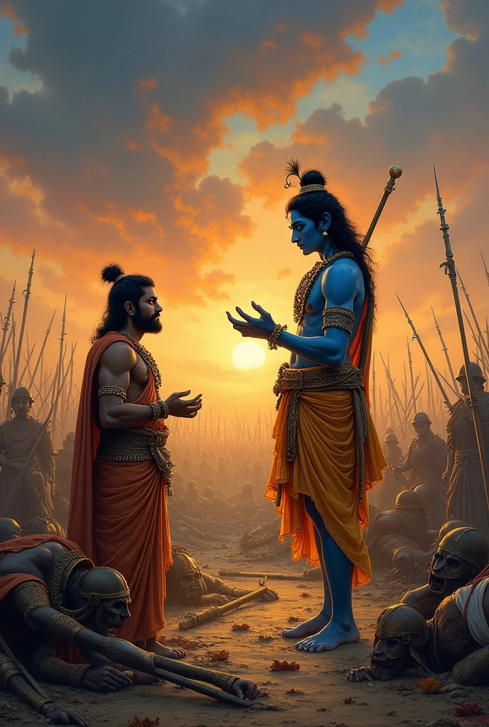 Krishna in kurushetra