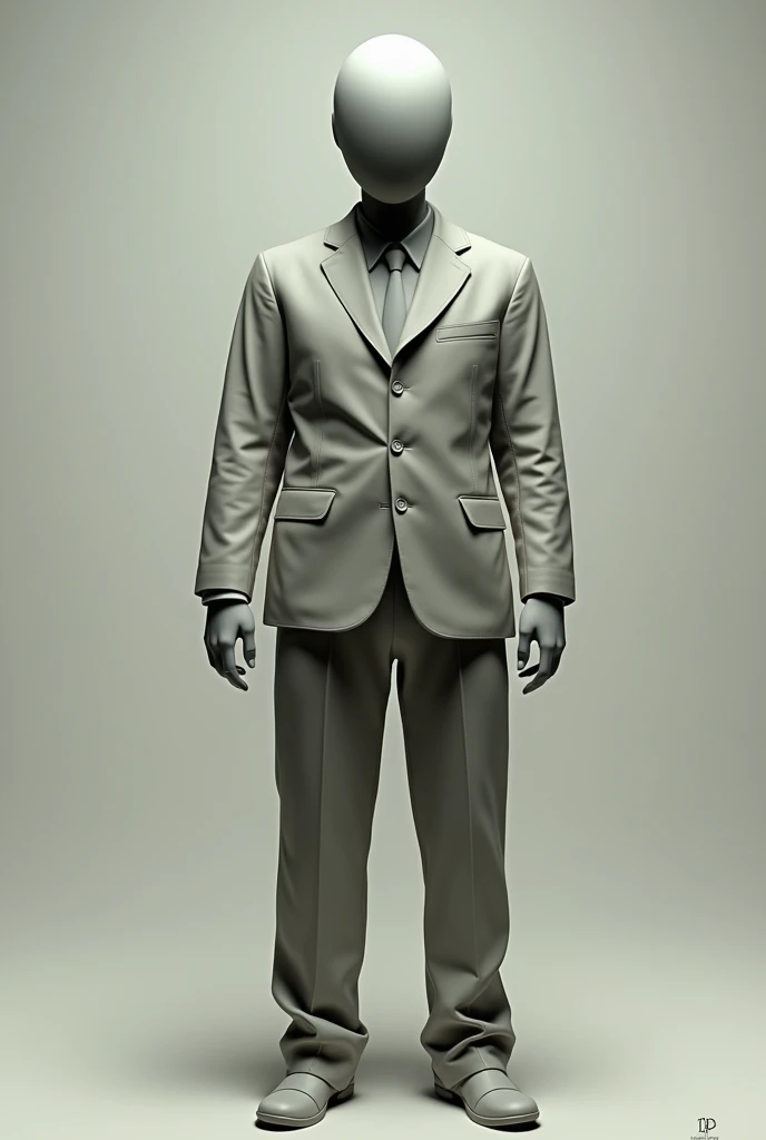 A naked man
