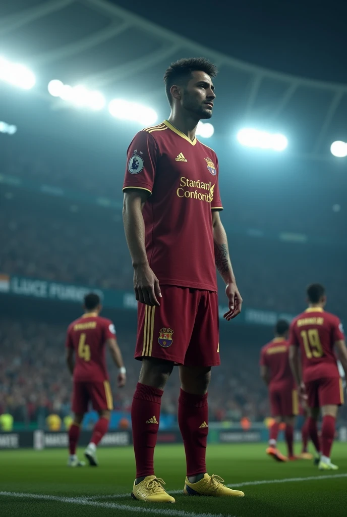 Make fictional player "Luca Rossi" being runner-up in the champions league