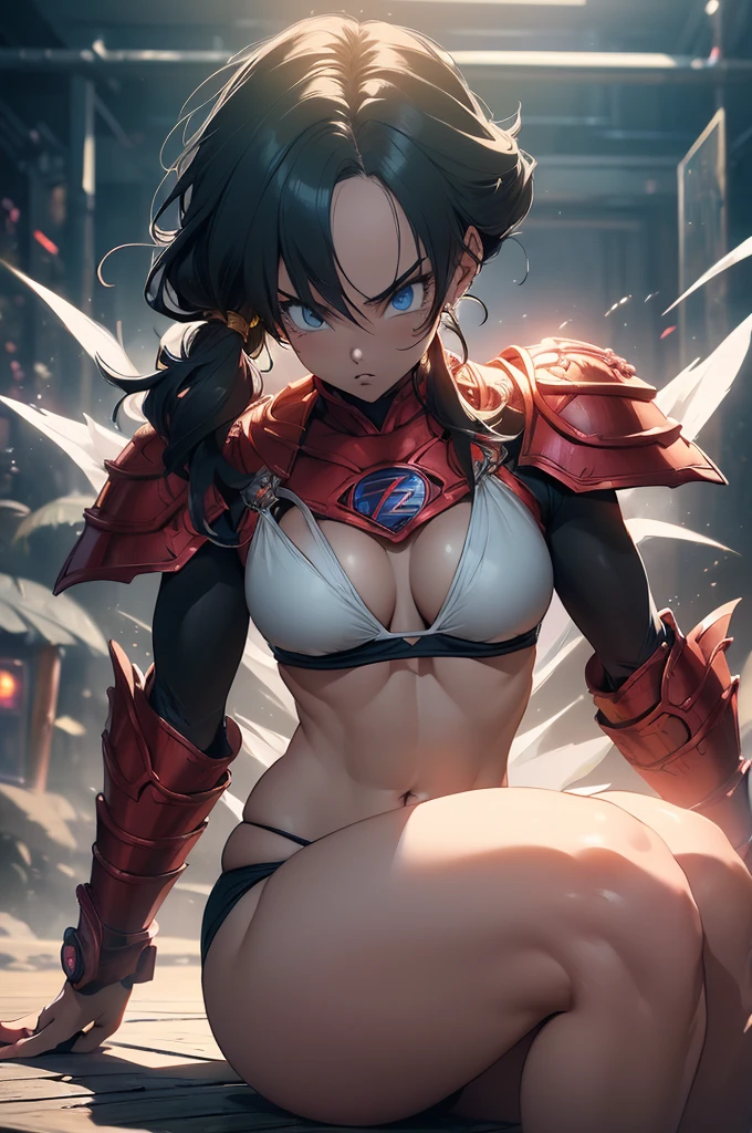 (Highest quality,4K,High resolution,masterpiece:1.2), (Ultra-detailed), (Slender beauty)(Age 27)(Holding a sword:1.3) (Dynamic Art), (looking at the camera) (Dragon Ball Z setting), (The whole body is visible)(Vision:1.8), (Realist,photoRealist,photo-Realist:1.37), (High resolution,High resolution), (Portraiture), (Vibrant colors), (Long legs), (A noticeably elongated face), (Wide range) (Hermosos Fine grain), (Beautifully detailed lips), (Highly detailed eyes and face), , Bright eyes Dynamic angles and postures, Sweatびっしょり, Sweat,  (Long eyelashes), (Sharp focus), (Physically Based Rendering), (8 heads,Beautiful female warrior), (Mature Woman) (Leg spread), (intense), (expression of intense desire), (Motion Blur), (elegant), (Slim figure:1.3), (Inspired by anime), (Bright light), (Cinema Lighting), (Contrasting colors), (Mysterious atmosphere), (Action-packed scenes), (Unique Look), (impressive), (Reveal costumes), (Exciting), (Expressive), (Interesting atmosphere), (monster:1.4) ((Highest quality)),((Very detailed)),masterpiece,Absurd,Detailed face,Beautiful Face,(Fine grain, Deep Eyes),((Dynamic pose)), (((Long white hair,Adult beauty,Inspired by Akira Toriyama))),(((Bikini Armor))),grassland,monsterと戦闘中Distant view	Vision
Wide shot	広角
Long shot