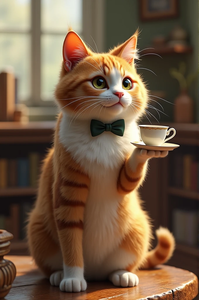 A talking cat