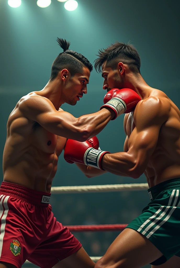 Cr7 boxing with neymar