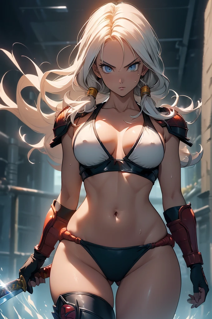(Highest quality,4K,High resolution,masterpiece:1.2), (Ultra-detailed), (Slender beauty)(Age 27)(Holding a sword:1.3) (Dynamic Art), (looking at the camera) (Dragon Ball Z setting), (The whole body is visible)(Vision:1.8), (Realist,photoRealist,photo-Realist:1.37), (High resolution,High resolution), (Portraiture), (Vibrant colors), (Long legs), (A noticeably elongated face), (Wide range) (Hermosos Fine grain), (Beautifully detailed lips), (Highly detailed eyes and face), , Bright eyes Dynamic angles and postures, Sweatびっしょり, Sweat, (Long eyelashes), (Sharp focus), (Physically Based Rendering), (8 heads,Beautiful female warrior), (Mature Woman) (Leg spread), (intense), (expression of intense desire), (Motion Blur), (elegant), (Slim figure:1.3), (Inspired by anime), (Bright light), (Cinema Lighting), (Contrasting colors), (Mysterious atmosphere), (Action-packed scenes), (Unique Look), (impressive), (Reveal costumes), (Exciting), (Expressive), (Interesting atmosphere), (monster:1.4) ((Highest quality)),((Very detailed)),masterpiece,Absurd,Detailed face,Beautiful Face,(Fine grain, Deep Eyes),((Dynamic pose)), (((Long white hair,Adult beauty,Inspired by Akira Toriyama))),(((Bikini Armor))),grassland,monsterと戦闘中Distant view Vision
Wide shot 広角
Long shot