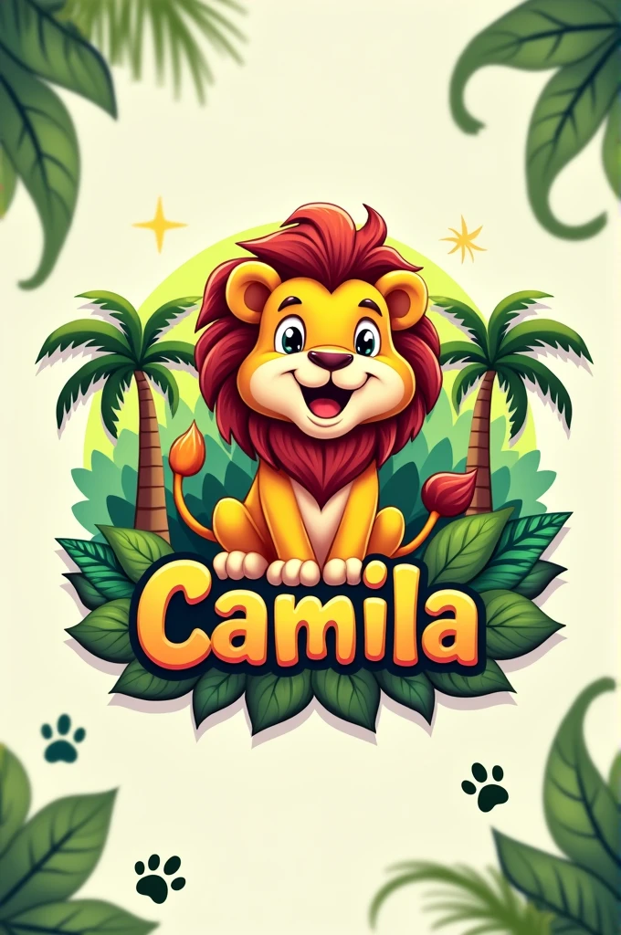 Zoo logo with Camila's name