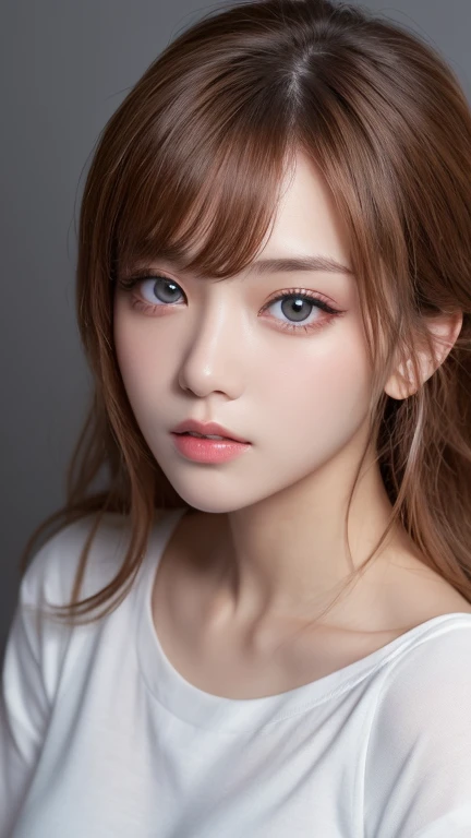 whole body, Highest quality, shape, Very detailed, finely, High resolution, 8k wallpaper, 完璧なダイナミックな構shape, Beautiful and beautiful eyes,She&#39;s a gal,,blonde, Random Cute Hairstyles, Super big breasts, Natural color lip,Beach, Random cute poses,Heavy makeup