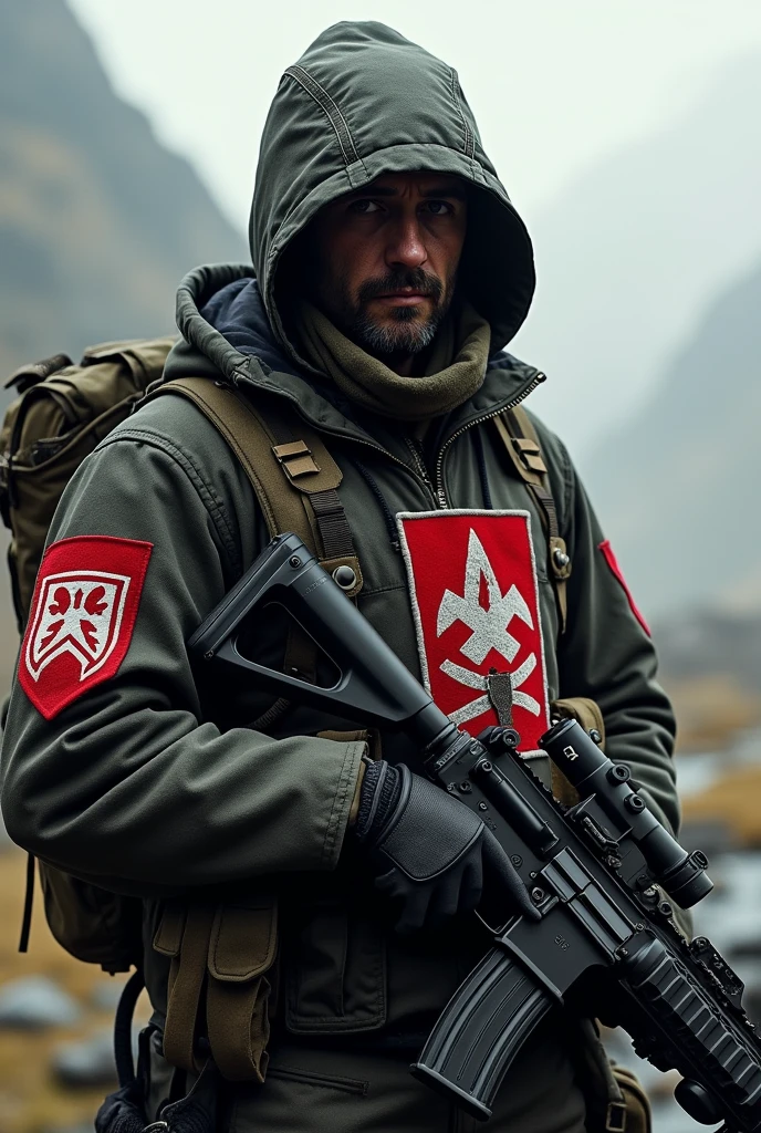 A paramilitary and criminal group with a national socialist and fascist ideology with desires for separatism and to form their own nation in Patagonia called GALAP and they are a powerful group 
