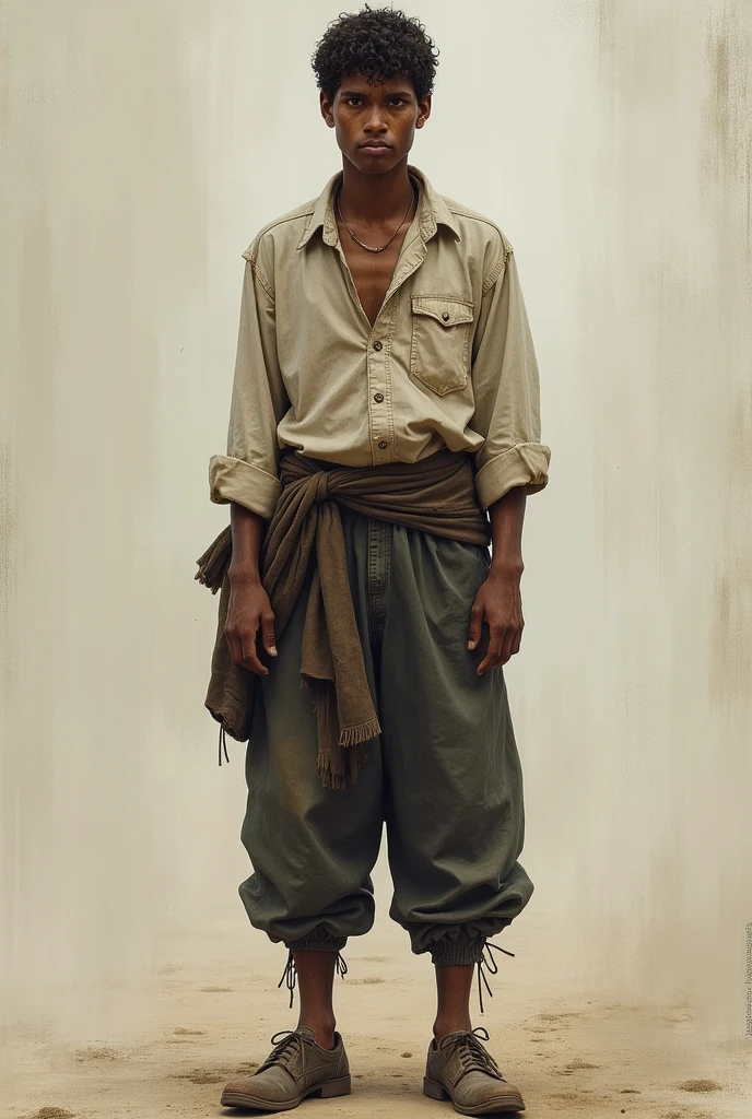 make a poor  boy full body man without dad