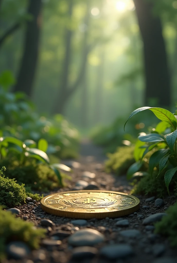 Same place but with a coin on the ground