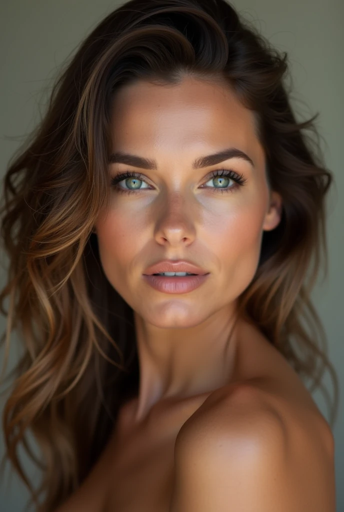 brunette woman