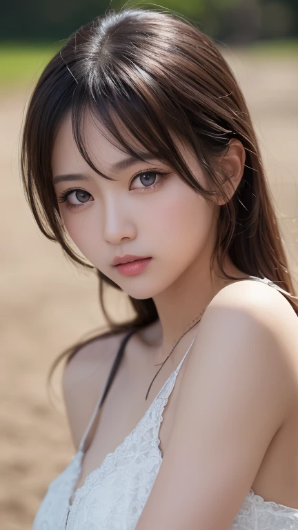 masterpiece、1 beautiful girl、 (reality: 1.4), Japanese、Asian Beauty、so beautiful、Beautiful Skin、thin、(Upper Body)、(超reality的な)、(High resolution)、(8k)、(Very detailed)、(Beautiful and beautiful eyes)、(Very detailedな)、Big eyes、Brown eyes、Long eyelashes、Detailed face、Gloss Lip,Bright lighting、Professional Lighting、Looking into the camera、Serious expression、Look straight ahead、Long Hair、Brown Hair、Sea view、Nogizaka Idol、actress、20-year-old、Big Breasts、Big Breasts、Wet Skin、Silver Latex Suit、Cleavage cutout、、Moist and realistic skin texture、Moisturized lips、Natural Shadows、(Please raise your hand),Browsing Caution,