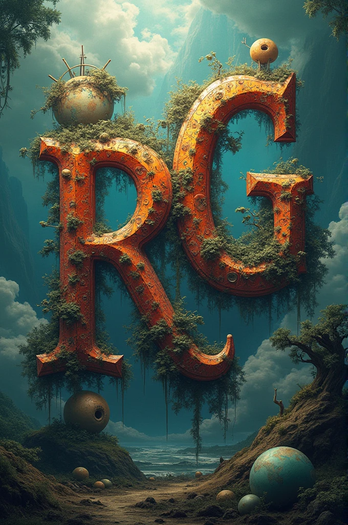 Interlace the letters RPG