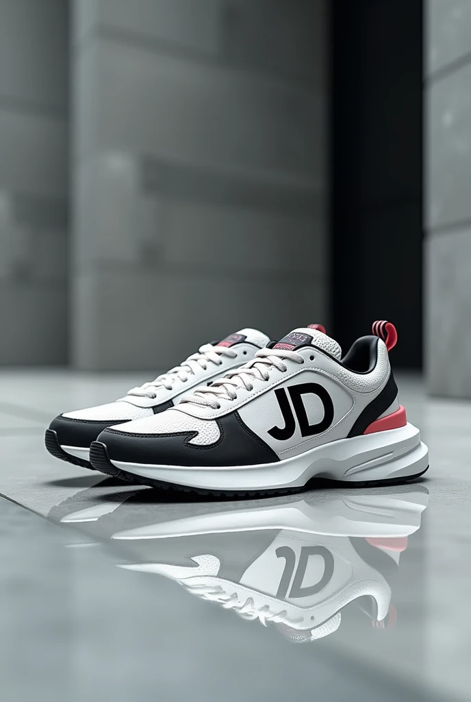 Sneaker with the initial jd