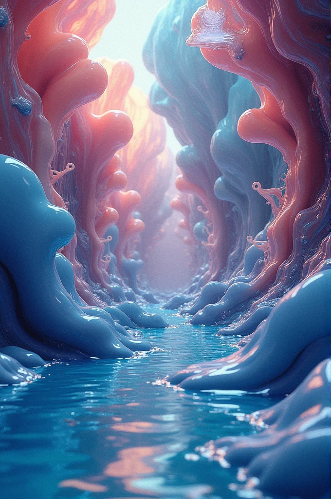Psychedelic water like image